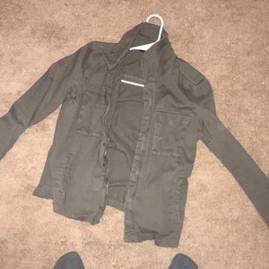 army green jacket